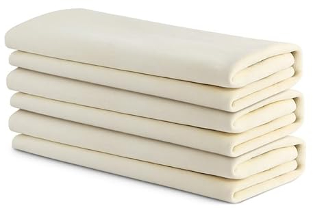 Panno di camoscio per auto, multifunzione, in vera pelle, per la pulizia di veicoli e casa, quadrato, 30 x 40 cm