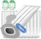 12 sacchetti per aspirapolvere compatibili con Vorwerk Folletto VK7 FP7, set di sacchetti per aspirapolvere, compatibili con aspirapolvere Vorwerk Folletto (include 2 filtri di protezione del motore)