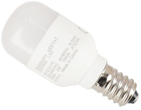 sparefixd Suitable for INDESIT Fridge Freezer LAMP Bulb LED 6000K 220240V1.4W (E14)