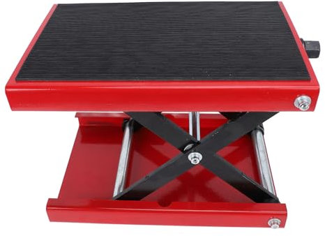 Marcinetto a Forbice Sollevatore Motociclistico da 3,35 a 13,39 Pollici Altezza Regolabile Pieghevole 500 kg di capacità di Moto