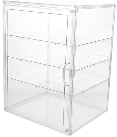 Warmhm Lagige Verstellbare Transparente Brotaufbewahrungsbox Für Gebäck Kekse Und Desserts Thekenvitrine Mit Einfacher Demontage Und Staubisolierung Für Bäckerei Und Küche