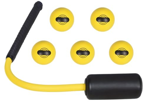 Bate de cuerda – Herramienta portátil de entrenamiento de sóftbol, cuerda de ritmo de pelota de golpeo, equipo de práctica duradero | Adolescentes, adultos, mujeres, hombres, adolescentes, adultos y
