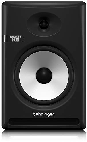 Behringer NEKKST K8 Bi Amped 8 Inch Powered Studio Monitor Speaker with Advanced Waveguide Technology Audiophile Speaker Black