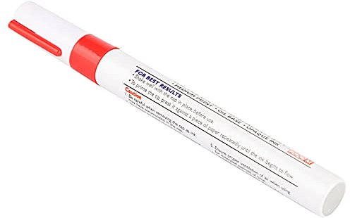Bolígrafo de pintura para neumáticos Bolígrafo de pintura para neumáticos de coche, 1 Uds.(rojo)