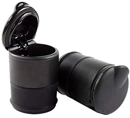 2 Pack Portable Car Ashtray Cup - Holder for Cigarettes