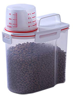 Fazeer Aufbewahrungsbehälter für Katzen, Hundefutter, luftdicht, für Hundefutter, Box, wasserdicht, Getreide, Trichter für die Aufbewahrung von Haustieren