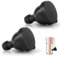 ASTER 2Packs Small Protein Powder Funnel Workout Protein Powder Container Portable Supplement Funnels for Filling Bottles, Protein Powder Dispenser for Workout, Travel