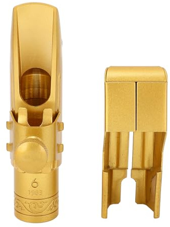 Bocchino per Sassofono, Bocchino per Sassofono Contralto in Ottone Mib 6C Sostituzione per Sax in Ottone per Professionisti e Principianti
