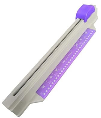 Bindegeräte 30 Löcher Punch Home Hand Push Toroidal Spule Tragbares Loch -Loch -Büro -Bill -Stanzmaschine Bindungsmaschine Drahtbindegerät(PURPLE)