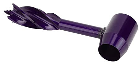 Punta per Trapano a Coclea Ad Alta Durezza Incisiva Bocconcini per Trappole per la Pesca in Sughero (Viola)