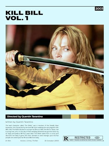 Postercinema Kill Bill Vol. 1 - Minimalist Poster cm. 30 x 40