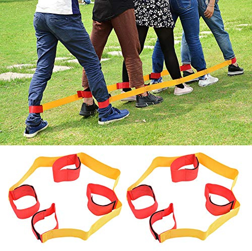 ZJchao 1 Paire d'équipement de Sport de Plein Air, Ceinture de Course à Jambes Multijoueurs, Jeu de Construction d'équipe, équipement de Jeu Interactif