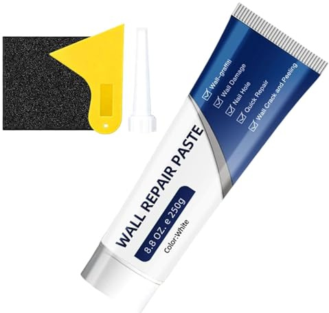 Kit de reparación para cartón yeso, estuco grietas paredes con espátula | Estuco reparación grietas cartón yeso, para casa, apartamento, granja, dormitorio, salón, cocina, balcón, garaje, sótano