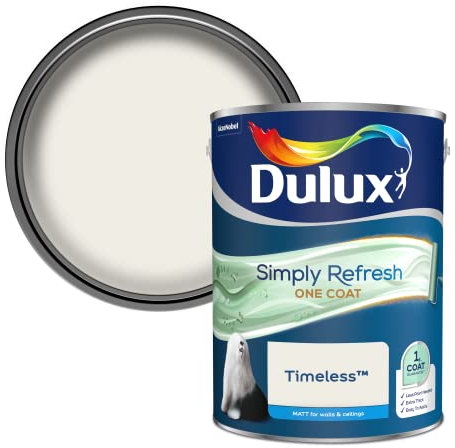 Dulux Simply Refresh One Coat Matt Emulsion Paint - Timeless - 5L