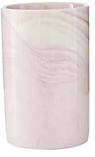 wongwongcat Porte-brosse à dents en céramique - 300 ml - Motif marbre - Rose