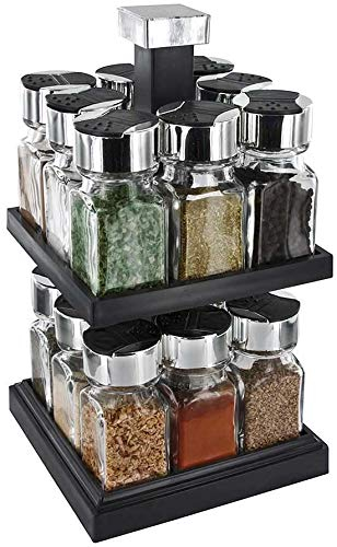 COOK CONCEPT Carosello per spezie rotante per 16 vasi a 2 piani