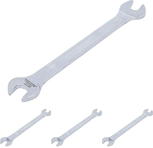 BGS 1184-10X13 | Doppel-Maulschlüssel | SW 10 x 13 mm | CV-Stahl (Packung mit 4)