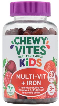 Chewy Vites Kids Multi-Vit + Iron Gummies, Kids Vitamins, 60 Count