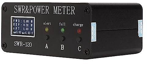 Digitales Kurzzeitmessgerät, 1,8-50 MHz UKW, AM, CW, SSB-Modus, Digitale Anzeige, SWR-Messgerät, Wattmeter, Typ-C-Experte, 200-W-VSWR-Energiemessgerät aus UM-Legierung mit