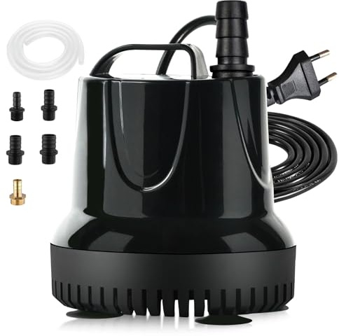 BACOENG Bomba de Agua para Acuario, 40W 2500L / H Bomba Fuente de Agua, Para Estanque Acuario Jardín Fuente, Mini bomba de Agua