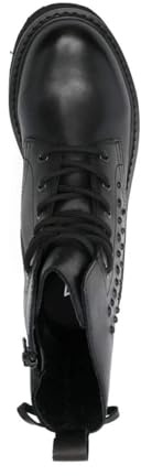 Cult CLW434901, Stivaletti Donna in Pelle Nera, Tacco 4,5 cm, Plateau 3 cm, Altezza Gambale 16,5 cm (36-41, Sistema Taglie Calzature EU, Adulto, Numero, Media, 41)