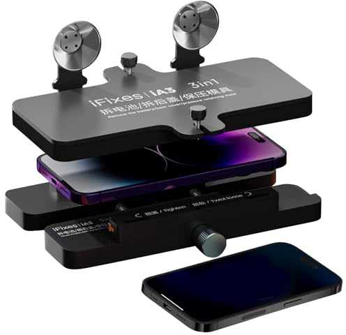 Pince de Fixation pour Séparateur d'Écran de Téléphone | Pince de Dépose avec Ventouse pour Réparation,Fournitures de Réparation de Smartphone | Idée Cadeau