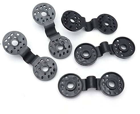 Yctze 20 Piezas Clips de Red de Sombreado Sujetadores de Tela Negra Abrazaderas de Invernadero Herramientas Accesorios Abrazadera de Fijación de Tela de Sombra de Invernadero Clips de Tienda