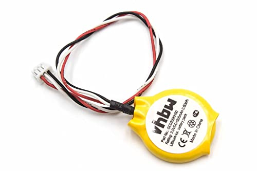 vhbw BIOS-Batterie kompatibel mit Dell Latitude E5500, E5410 Computer Notebook (200 mAh, 3 V, Li-Ion)