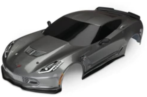 Traxxas 8386A Body Chevrolet Corvette Z06 Graphite (Painted Decals Applied)