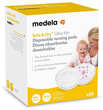 Medela- Dischi Assorbenti usa e getta, Safe & DryTM, ultra thin 60 pezzi 60 unidades bianco