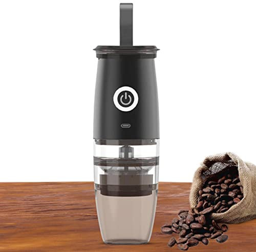 Coffee Grinder Electric Manual | Portable Coffee Grinders | 5-Grinding-Setting Burr Grinders for Coffee Beans, & Seeds, Electric/Manual Coffee Bean Grinder, 6 Colors