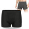 Carer Inkontinenz Pants Männer, Herren-Boxershorts für Inkontinenz mit saugfähigem Pad 300 ml Urinkapazität Baumwolle Waschbar Inkontinenz Unterwäsche für Männer Schwarz XXXL-Größe