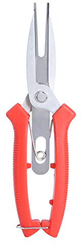 Tissting Sécateur de Fleurs, Cisailles de Jardinage en Acier Inoxydable Ciseaux Bonsai d'Élagage Sécateurs Faits à la Main pour Plantes Couper, Tailler, Cueillette, Fruits