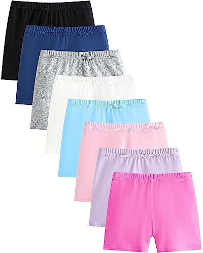 Adorel Short sous Robe Legging Court Cycliste Été Fille Lot de 8 Vie Heureuse 5-6 Ans (Dimensioni Del Produttore 130)