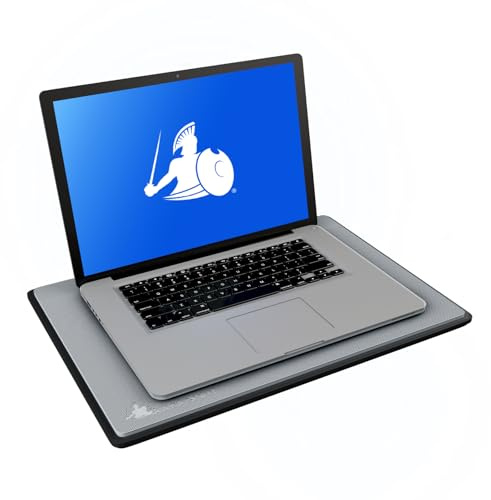 DefenderShield DefenderPad Laptop EMF Radiation Protection & Heat Shield by - EMF Blocker Lap Pad & 5G Protector Computer Lapdesk Compatible with up to 17 Laptop, Chromebook, MacBook (Gray)