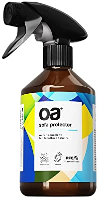 OA Spray Impermeabilizzante per Tessuti SOFA PROTECTOR (250 ml) I Spray Impermeabilizzante Anti Acqua I Impregnante per Tessuti da Tappezzeria I Protegge dall'assorbimento di Umidità e Sporco