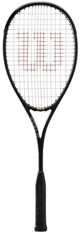 Wilson Pro Staff CV, Raquette de squash, Technologie Countervail et Structure en Graphite, Précision Accrue, Ultralégère, Couleur : Noir/Jaune/Rouge, Taille : 0