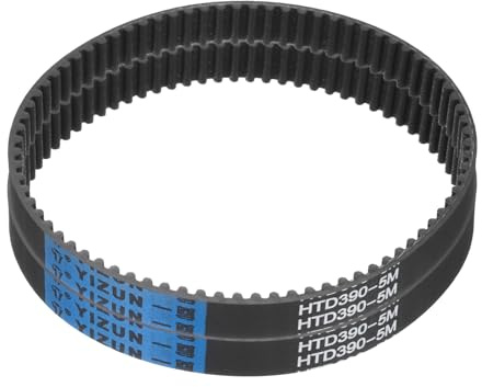 QUARKZMAN 2pz Cinghia di Distribuzione in Gomma HTD-5M 78 Denti, Cinghia Dentata Lunghezza Passo 390mm x Larghezza 15mm x Altezza 3,6mm, Cinghia di Distribuzione a Ciclo Chiuso Pulegge