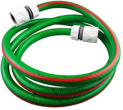 Hose Reel Extension Kit with 1-10m Flexible Pipe and 2 Premium Connectors – Perfect for Garden Irrigation and Watering Systems (10m + 2 Connectors)