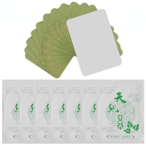 Lefeke Mugwort Patch- Transdermal Herbal Warming Patches, Universal Green Ointment Patch Pack for Back, Neck, Shoulder & Joint Comfort,Natural Herbal Formula-12Pieces