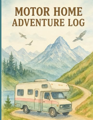 Motorhome Adventures Logbook: Travel Journal for Road Trips, Campsites, and Journeys: Record Destinations, Campsite Details, Maintenance, and Memories ... x 11 Travel Notebook with Checklists & Notes