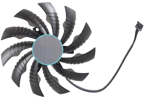QUEENYARD Ventilateur de refroidissement pour carte graphique 95 mm PLD10010S12H pour 3050 3060 3060TI Améliore le jeu et la dissipation efficace de la chaleur Ventilateur de refroidissement PC