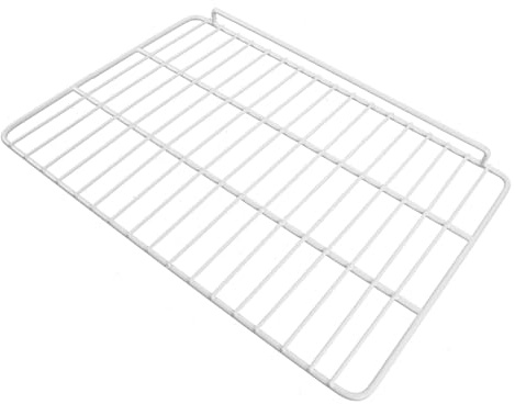 Ipetboom Ripiano in Acciaio Inossidabile per Frigorifero e Congelatore 43,5x30cm Parrucca Protettiva Laterale, Organizer Salvaspazio per Dormitori