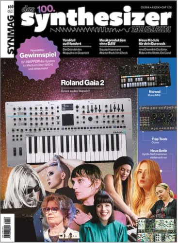 Synthesizer Magazin Deutschland 2023 #100 Andrea Cichecki Maedon Nadia Struiwigh Originalausgabe