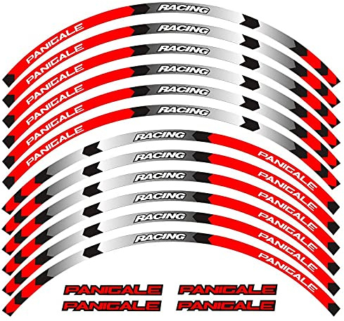 Motorcykelhjuldekaler För D&uc&ati PANIGALE 959 1199 V4 1299 899 | Förstärker det sportiga utseendet, förbättrar sikten i mörker och ger en touch av stil.(Multi-colored 1)