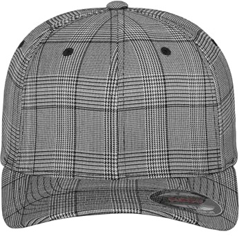 Flexfit Kappe Glen Check, blk/wht, S/M, 6196