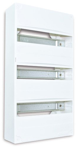 Tableau électrique nu à équiper 3 rangées