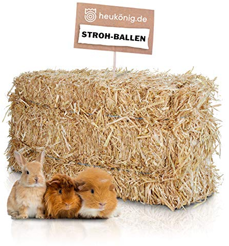 Weizenstroh Ballen ca. 12 kg aus dem Rheinland in bester Qualität von Heukönig