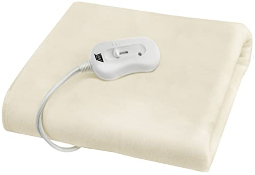 Heizdecke Elektrisch 190x80cm Thermostat Abschaltautomatik Fernbedienung Befestigung an Matratze 4596