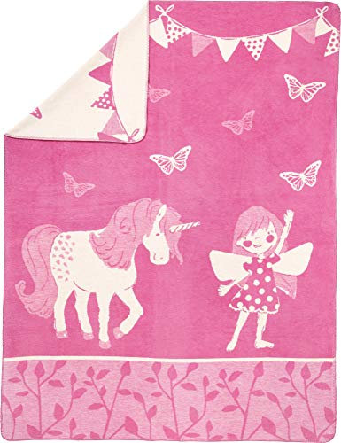 Erwin Müller Kinderdecke Baumwollmischung rosa Größe 150x200 cm